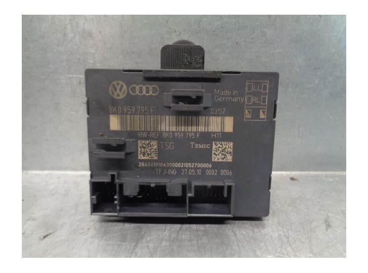 Replacement central locking unit for Audi Q5 (8R) 2.0 TDI (125kW) OEM IAM reference 8K0959795F 