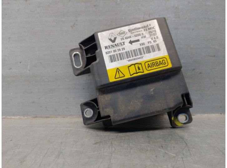 Recambio de centralita airbag para dacia sandero 1.5 dci referencia OEM IAM 8201002829 28404802003
