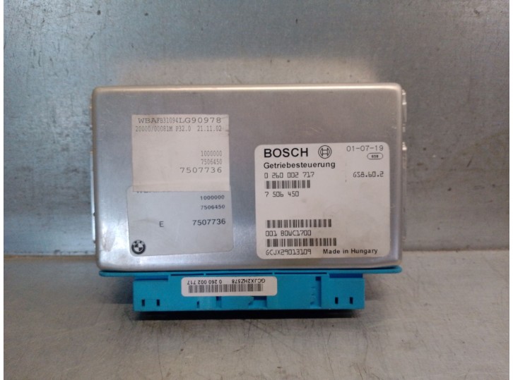 Recambio de centralita cambio automatico para bmw x5 (e53) 4.4i automático referencia OEM IAM 7506450 0260002717 