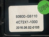Replacement switch for Kia Niro I (DE) 1.6 GDI Hybrid OEM IAM reference 93600G5110 4C72X11000