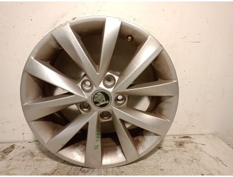 Recambio de llanta para skoda octavia iii (5e3, nl3, nr3) 1.6 tdi referencia OEM IAM 5E0601025BJ R166.5JX16H2ET46 ALUMINIO 10P