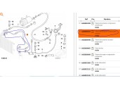 Recambio de tubos aire acondicionado para bmw 3 (e46) 320 d referencia OEM IAM 6905933 