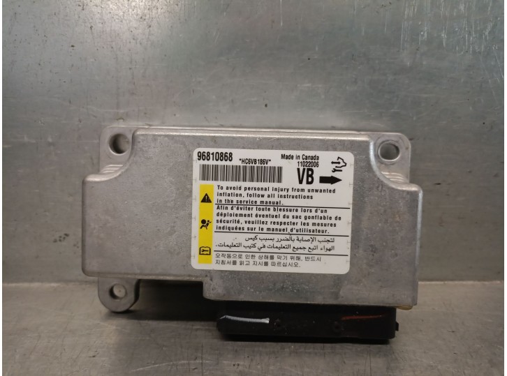 Recambio de centralita airbag para opel antara a (l07) 2.0 cdti 4x4 referencia OEM IAM 96810868 11022006