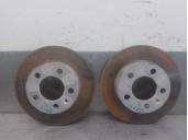 Recambio de disco freno trasero para seat ibiza (kj1) 1.0 tsi referencia OEM IAM 2Q0615601H 2Q0615601H 