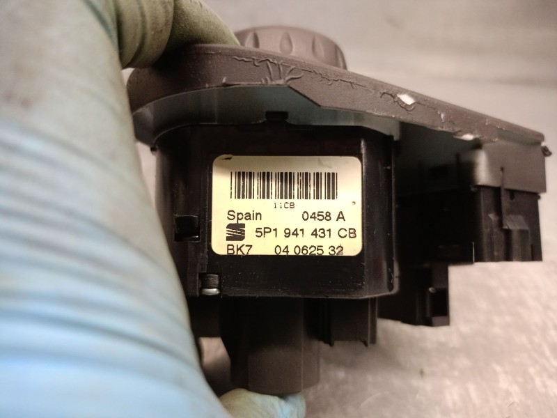 Recambio de mando luces salpicadero para seat altea (5p1) 1.9 tdi referencia OEM IAM 5P1941431CB 5P1941431CB1MM 04062532