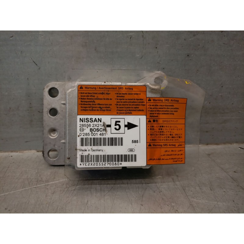 Recambio de centralita airbag para nissan navara np300 (d40) 2.5 dci 4wd referencia OEM IAM 285562X21A BOSCH 0285001481