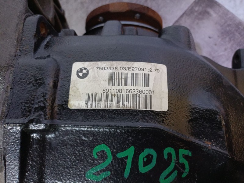 Recambio de diferencial trasero para bmw x1 (e84) xdrive 20 d referencia OEM IAM 7592938 2.79 8911081662360001