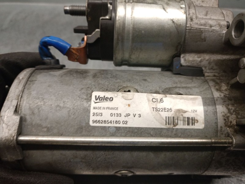 Recambio de motor arranque para peugeot partner furgoneta/monovolumen 1.6 hdi referencia OEM IAM 9662854180 5802CE VALEO