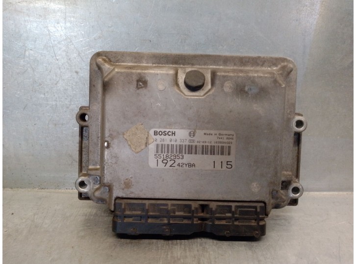 Recambio de centralita motor uce para fiat stilo (192_) 1.9 jtd (192_xe1a) referencia OEM IAM 55182953 0281010337 BOSCH