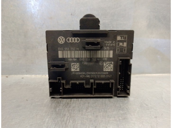 Central locking control unit replacement part for Audi Q3 (8UB, 8UG) 2.0 TDI Quattro OEM IAM reference 8X0959793H 