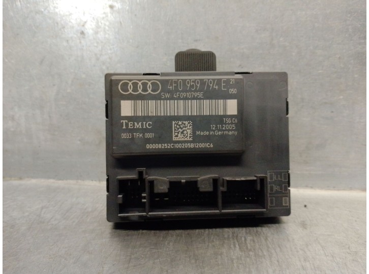 Replacement central locking unit for Audi A6 Allroad C6 (4FH) 3.0 TDI Quattro OEM IAM reference 4F0959794E 0033TKF0001