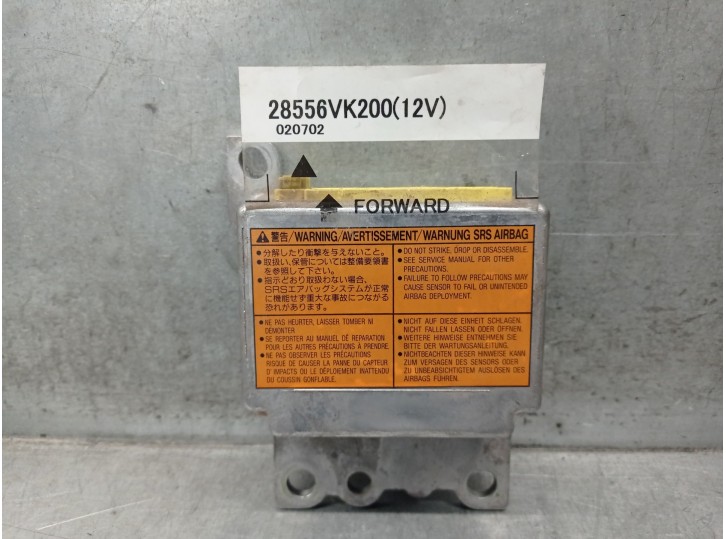 Replacement airbag ECU for Nissan Pick-Up (D22) 2.5 16V Turbodiesel CAT OEM IAM reference 28556VK200 