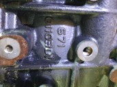 Replacement complete engine for SsangYong Korando (CK) 2.0 e-XDi OEM IAM reference 671950 6710101097 00514642