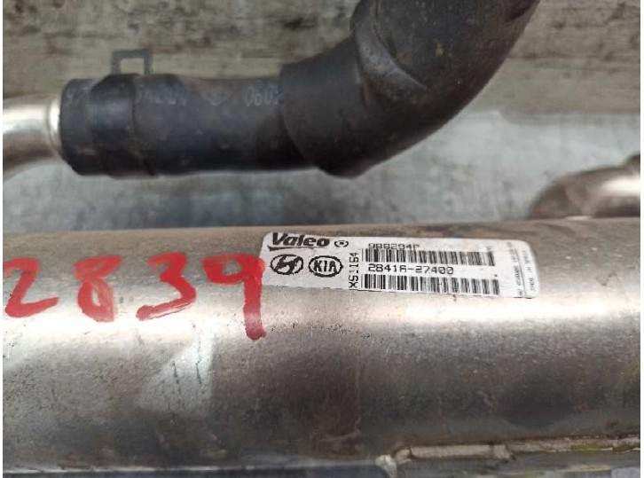 Recambio de enfriador egr para hyundai sonata (nf) 2.0 crdi cat referencia OEM IAM 2841627400 988294P VALEO