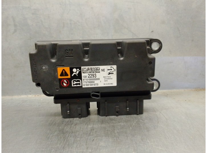 Recambio de centralita airbag para opel zafira tourer c (p12) 1.4 (75) referencia OEM IAM 13512293 