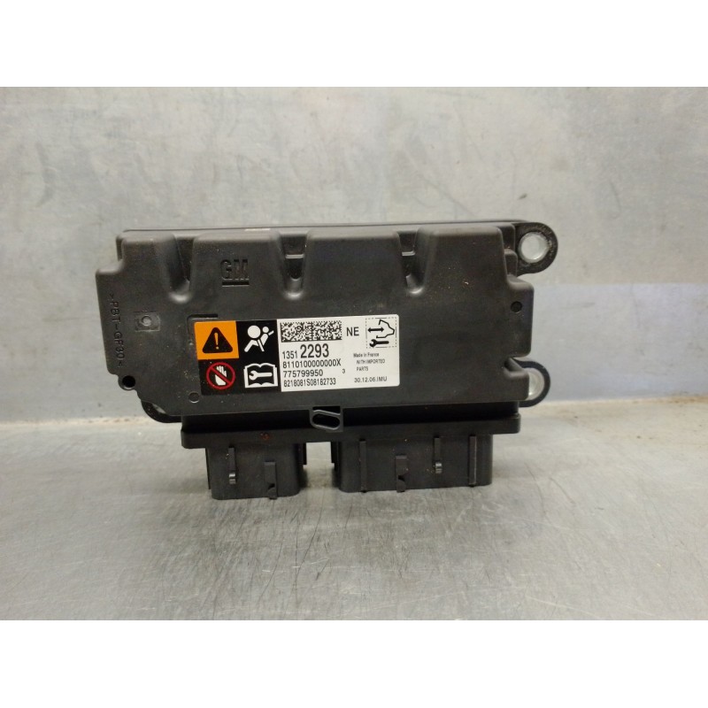 Recambio de centralita airbag para opel zafira tourer c (p12) 1.4 (75) referencia OEM IAM 13512293  