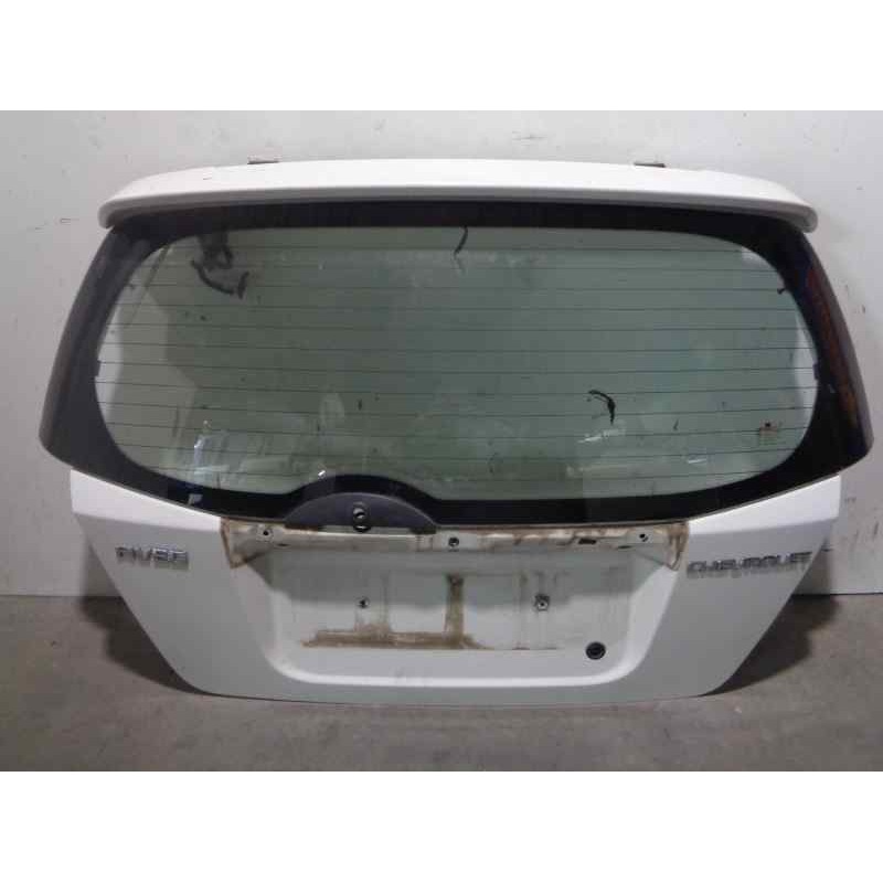 Recambio de porton trasero para chevrolet aveo 1.4 cat referencia OEM IAM 96476670 BLANCO 5 PUERTAS