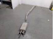 Replacement rear exhaust pipe for Renault Clio II van/hatchback (SB0/1/2_) 1.5 dCi (SB3M) OEM IAM reference 8200346922
