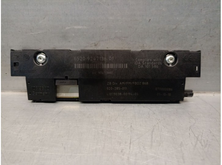 Recambio de antena para bmw 5 gran turismo (f07) 530 d xdrive referencia OEM IAM 65209247136 