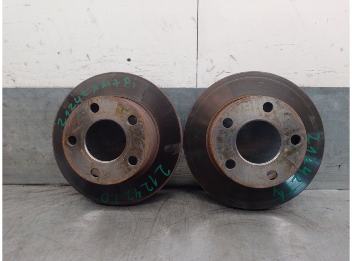 Replacement rear brake disc for Audi 100 C4 sedan (4A2) 2.8 E OEM IAM reference 4A0615601A 4A0615601A 