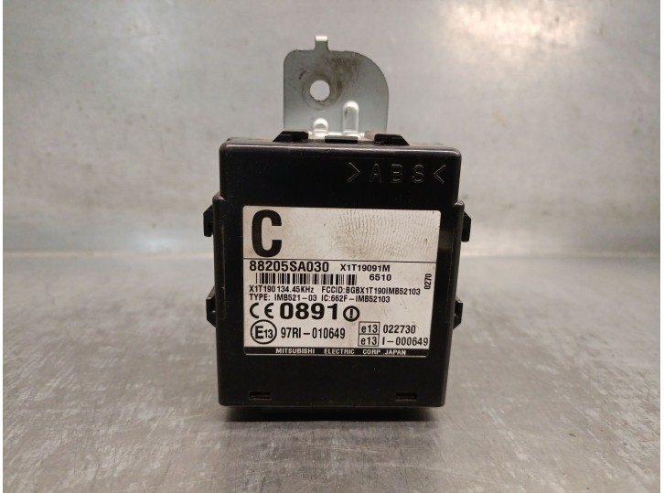 Recambio de centralita inmovilizador para subaru forester (sg_) 2.0 x awd (sg5) referencia OEM IAM 88205SA030 