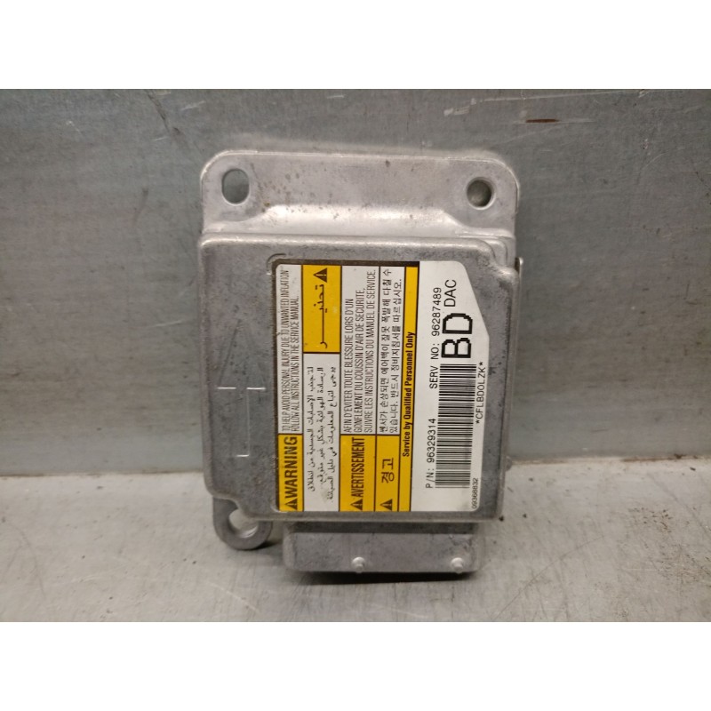 Recambio de centralita airbag para daewoo nubira sedán (j100) 1.6 16v referencia OEM IAM 96329314  