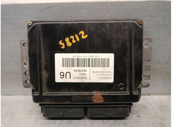 Recambio de centralita motor uce para daewoo nubira sedán (j100) 1.6 16v referencia OEM IAM 96378045  