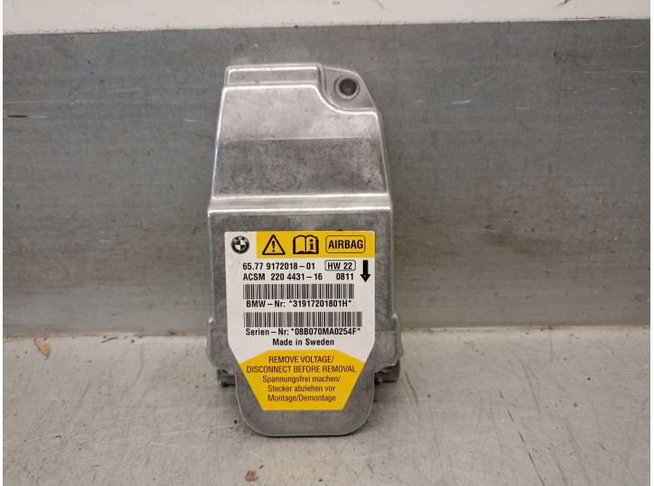Recambio de centralita airbag para bmw 5 touring (e61) 520 d referencia OEM IAM 65779172018 