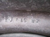 Recambio de llanta para tata safari ex safari 2.0 referencia OEM IAM R156JX15H2 6JX15H2 HIERRO