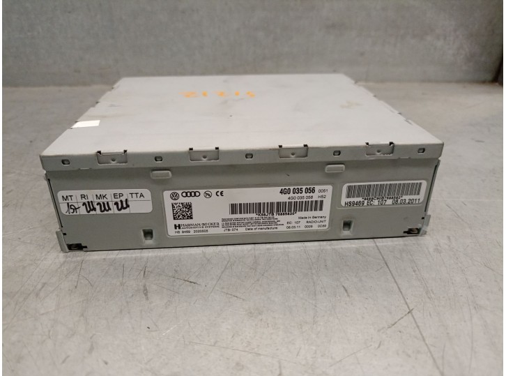 Recambio de sistema navegacion gps para audi a6 c6 avant (4f5) 2.0 tdi referencia OEM IAM 4G0035056 
