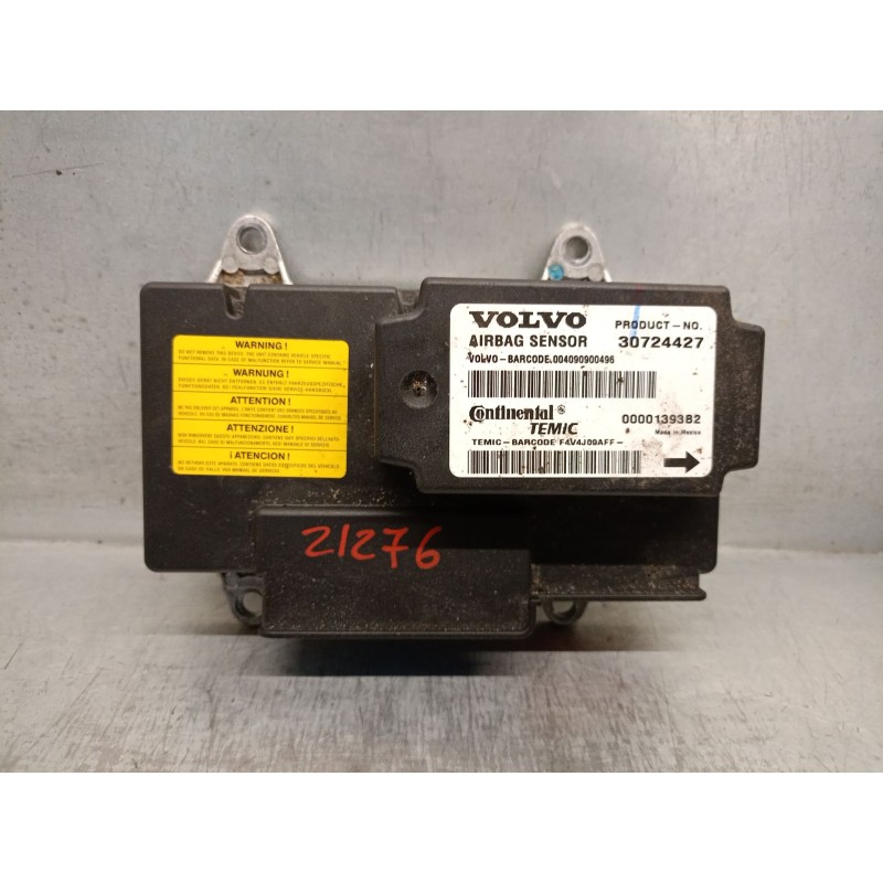 Recambio de centralita airbag para volvo v50 (545) 1.8 referencia OEM IAM 30724427  00001393B2 CONTINENTAL