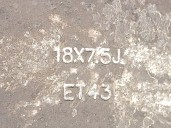 Recambio de llanta para ssangyong actyon i 2.0 xdi referencia OEM IAM 4173031370 R18X7.5JET43 