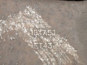 Recambio de llanta para ssangyong actyon i 2.0 xdi referencia OEM IAM 4173031370 R18X7.5JET43 