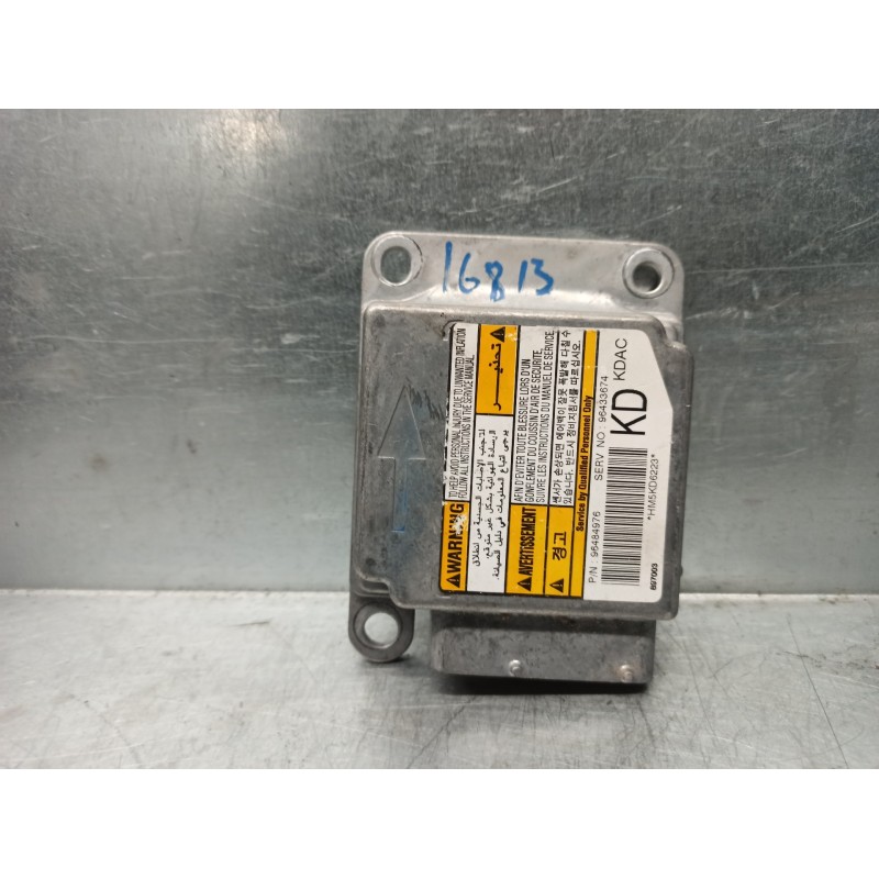 Recambio de centralita airbag para chevrolet matiz 1.0 cat referencia OEM IAM 96484976 897003 