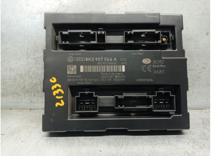 Recambio de modulo confort para audi a4 b8 (8k2) 2.0 tdi referencia OEM IAM 8K0907064AE  5DK009918 HELLA