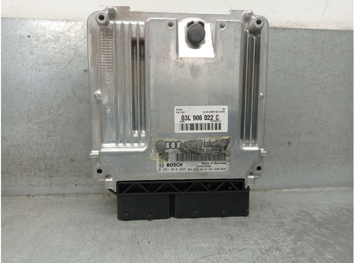 Recambio de centralita motor uce para audi a4 b8 (8k2) 2.0 tdi referencia OEM IAM 03L906022C 0281014263 BOSCH