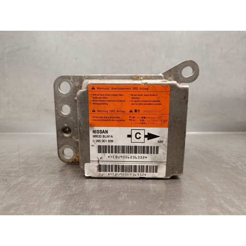 Recambio de centralita airbag para nissan almera tino (v10) 2.2 dci referencia OEM IAM 98820BU91A  0285001639 BOSCH