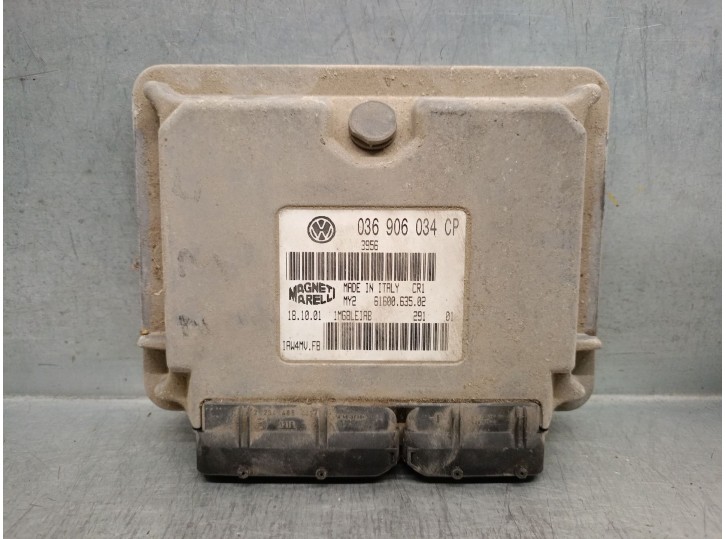 Replacement engine ECU for Seat Leon (1M1) 1.6 16V OEM IAM reference 036906034CP 6160063502 MARELLI MAGNETTI