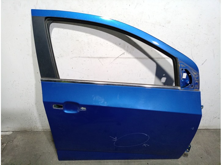 Replacement front right door for Chevrolet Aveo / Kalos Hatchback (T250, T255) 1.4 OEM IAM reference 95940508 