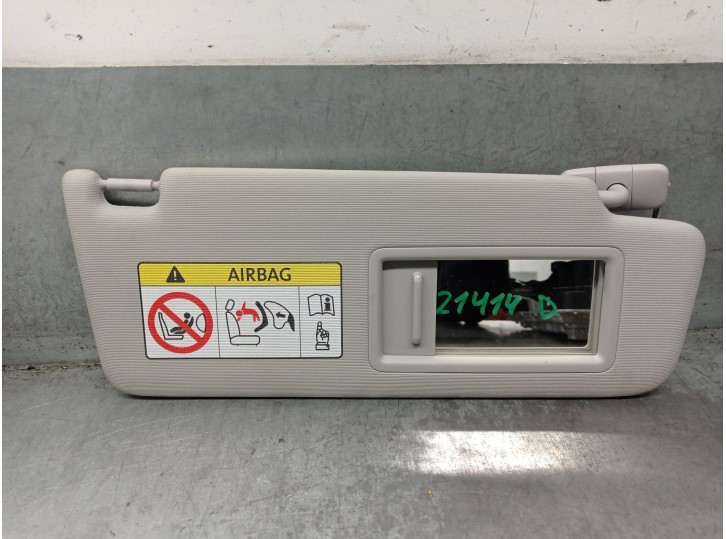 Recambio de parasol derecho para skoda octavia iv (nx3, nn3, pv3) 1.5 tsi referencia OEM IAM 5E3857552 5E3857552 