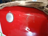 Recambio de capot para saab 9-3 berlina 2.2 16v tid cat referencia OEM IAM 12770109 ROJO 