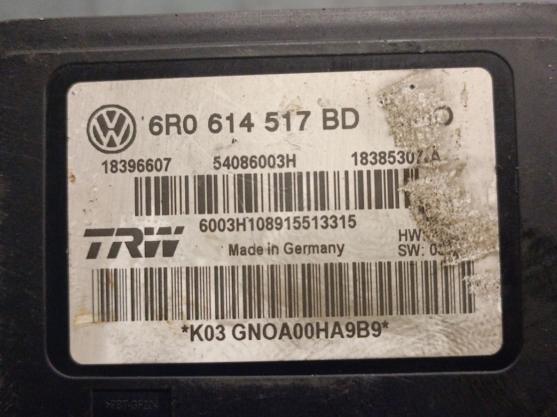 Recambio de abs para seat toledo iv (kg3) 1.6 tdi referencia OEM IAM 6R0614517BD 6R0614517BK TRW