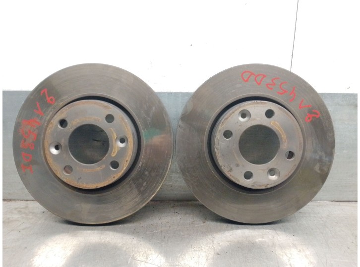 Recambio de disco freno delantero para renault kangoo / grand kangoo ii (kw0/1_) 1.5 dci 85 (kw0k, kw0l, kw0b) referencia OEM IA
