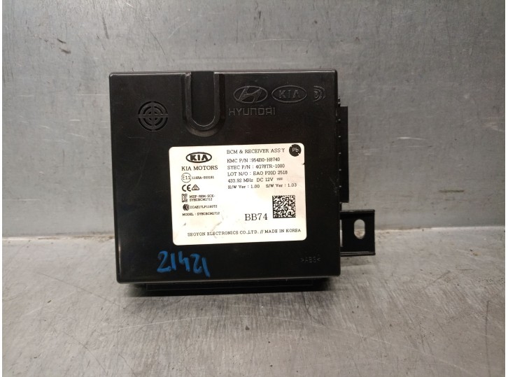 Recambio de modulo electronico para kia stonic (yb) 1.0 t-gdi referencia OEM IAM 954B0H8740 