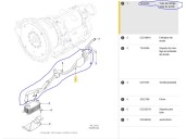 Recambio de tubo para jaguar xe (x760) 2.0 d referencia OEM IAM GX737R081BB T2H3546 