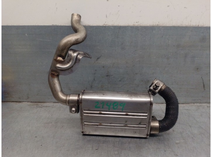 Recambio de silenciador trasero para volkswagen sharan (7n1, 7n2) 2.0 tdi referencia OEM IAM 9001800D WEBASTO