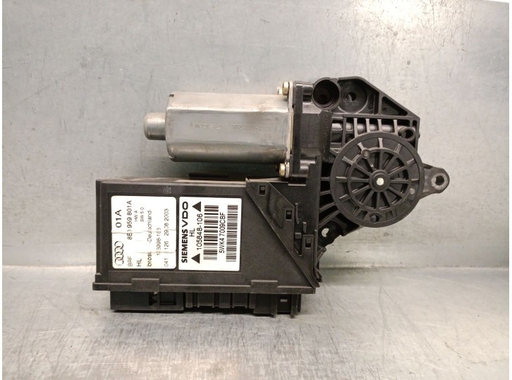 Recambio de motor elevalunas trasero izquierdo para audi a4 b6 avant (8e5) 1.9 tdi referencia OEM IAM 8E0959801A 8E0959801E 5WK4