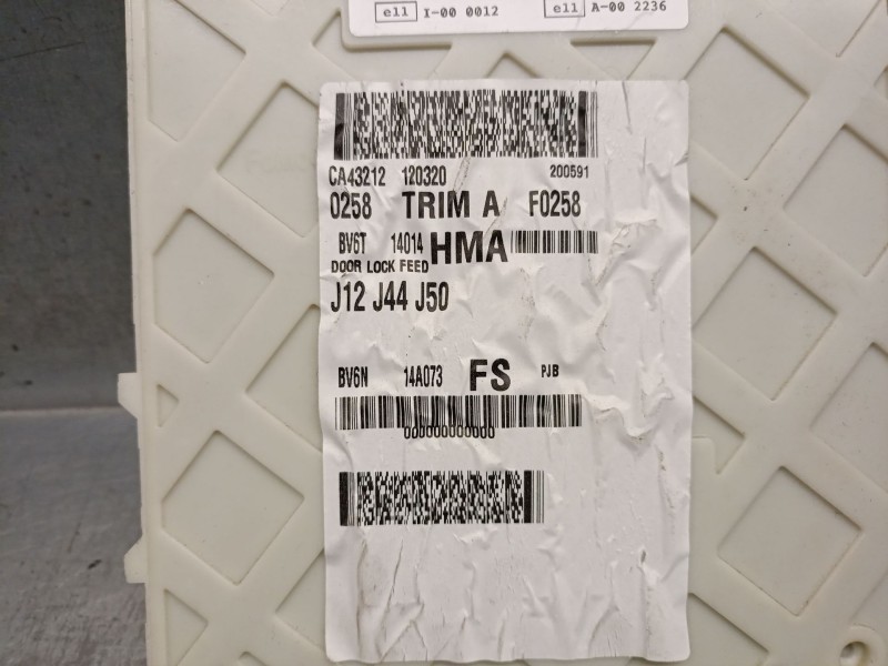 Recambio de caja reles / fusibles para ford focus iv (hn) 1.0 ecoboost referencia OEM IAM BV6N14A073FS  