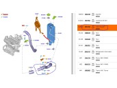 Recambio de tubo para ford focus iv (hn) 1.0 ecoboost referencia OEM IAM CV616K863AE 1877723 