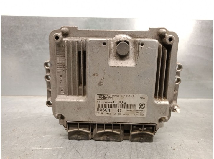 Recambio de centralita motor uce para ford focus c-max (dm2) 1.6 tdci referencia OEM IAM 5M5112A650LB 0281012486